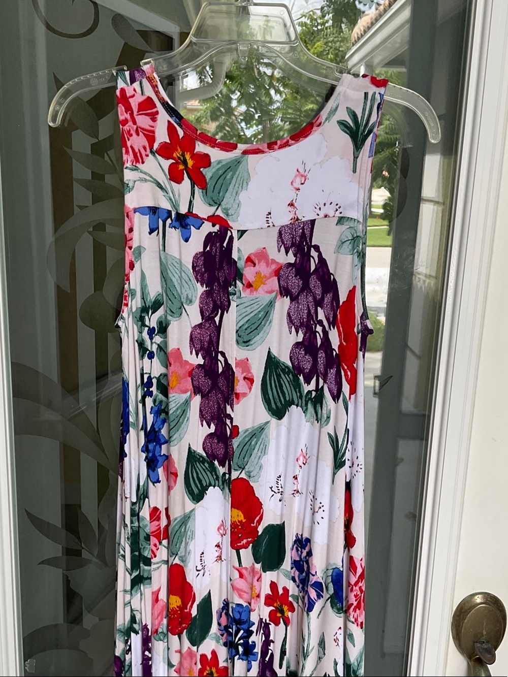 Philosophy White Maxi Dress with Multicolor Floral Print - Picture 5 of 5